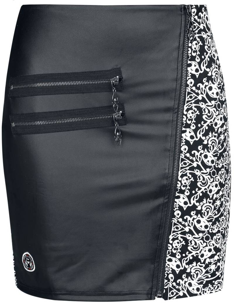 Gothicana by EMP Gothicana Print Skirt Kurzer Rock schwarz in L von Gothicana by EMP