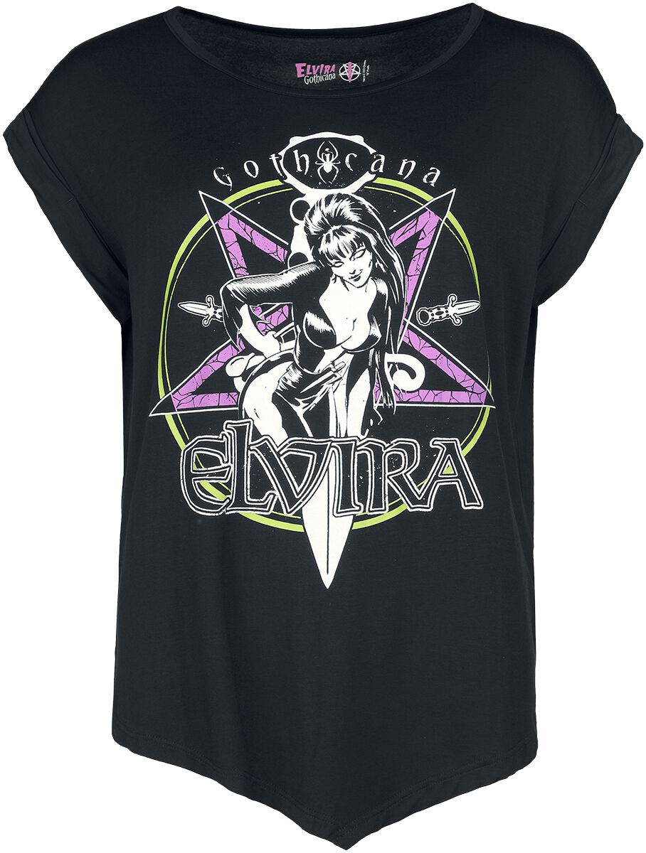 Gothicana by EMP Gothicana X Elvira T-Shirt T-Shirt schwarz in 3XL von Gothicana by EMP