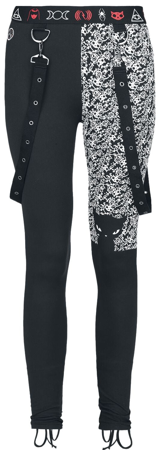 Gothicana by EMP Gothicana X Emily The Strange Leggings Leggings schwarz in L von Gothicana by EMP