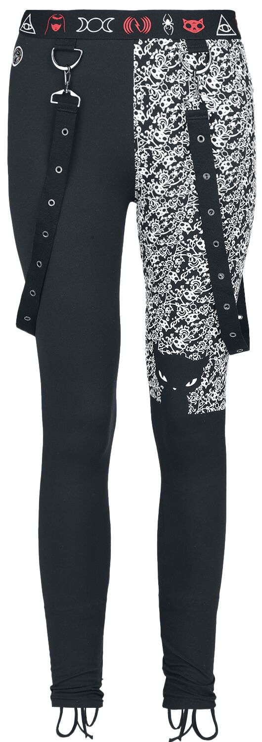 Gothicana by EMP Gothicana X Emily The Strange Leggings Leggings schwarz in M von Gothicana by EMP