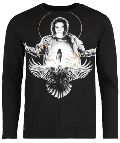 Gothicana by EMP Herren schwarzes Langarmshirt mit Print L von Gothicana by EMP