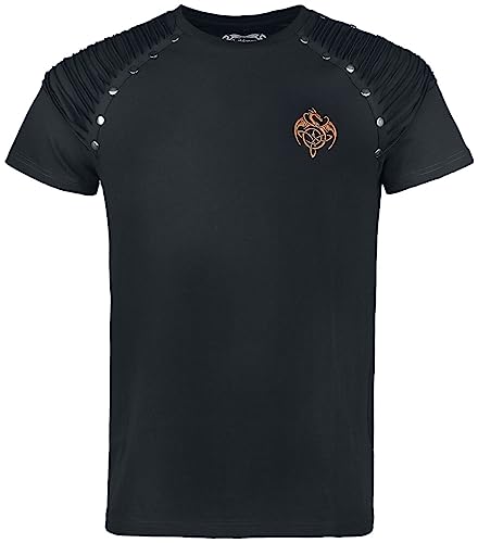 Gothicana by EMP Herren schwarzes T-Shirt mit große Drachenprint XL von Gothicana by EMP