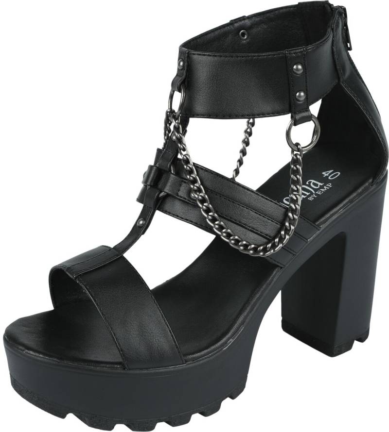 Gothicana by EMP High Heels With Chains And Rivets High Heel schwarz in EU37 von Gothicana by EMP