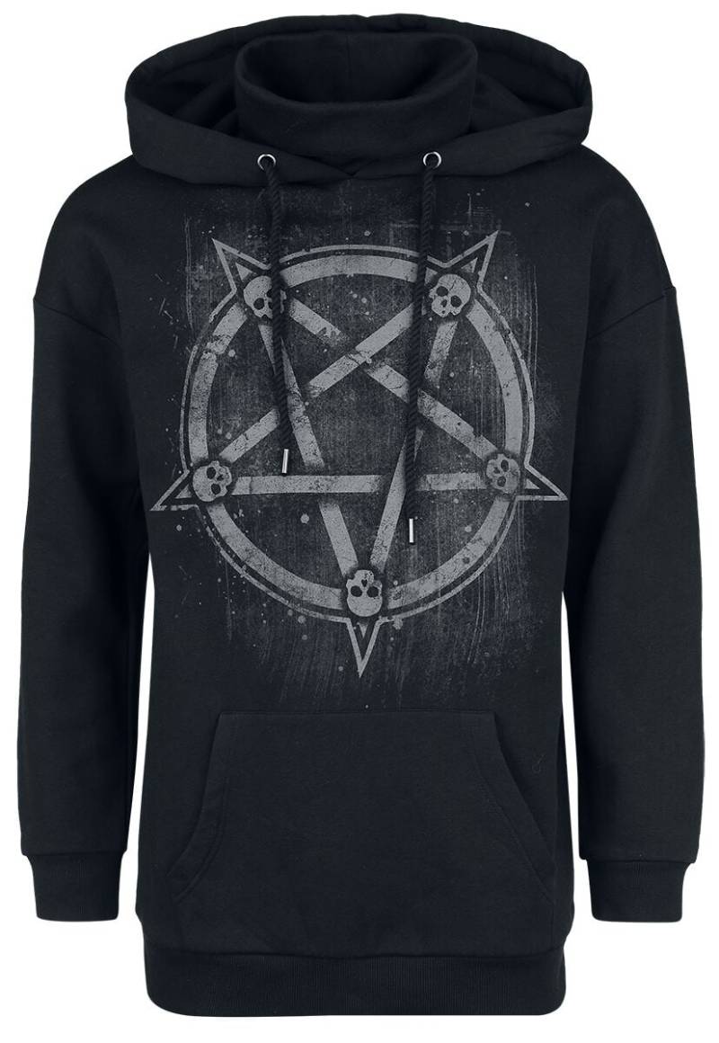 Gothicana by EMP Hoody with Stand-Up Collar Kapuzenpullover schwarz in M von Gothicana by EMP
