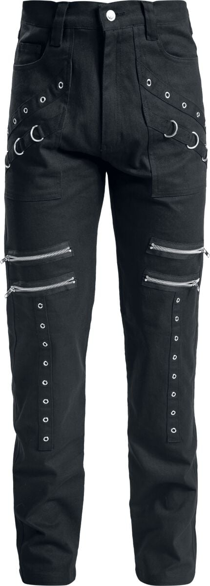 Gothicana by EMP Jeans - Tempted by Alchemy - W30L32 bis W34L34 - für Männer - Größe W32L34 - schwarz von Gothicana by EMP