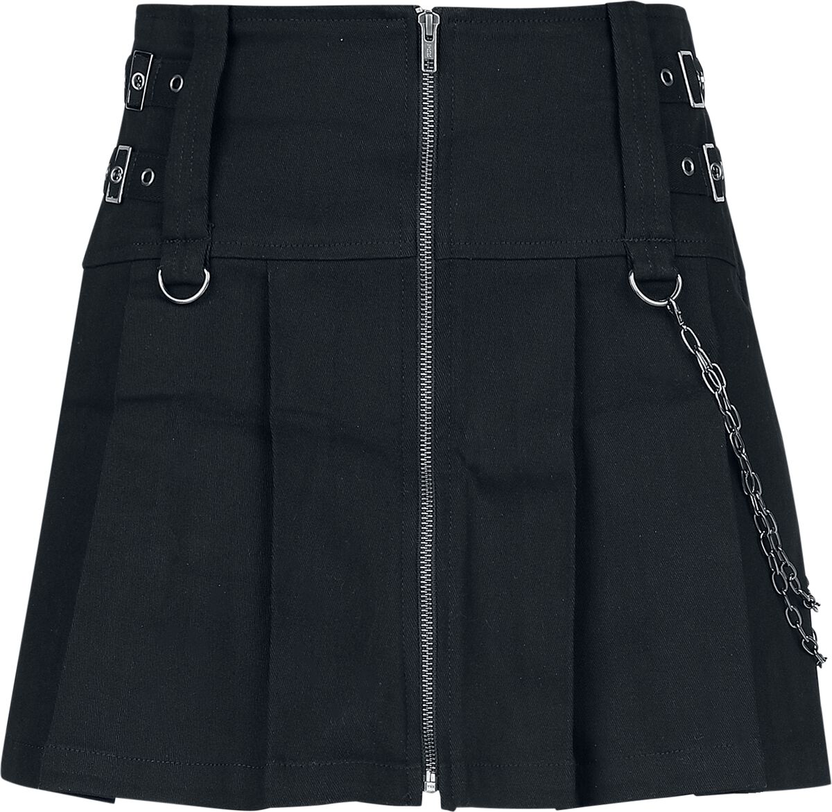 Gothicana by EMP Kurzer Rock - S bis XXL - für Damen - Größe S - schwarz Gothicana by EMP Kurzer Rock - S bis XXL - für Damen - Größe S - schwarz von Gothicana by EMP