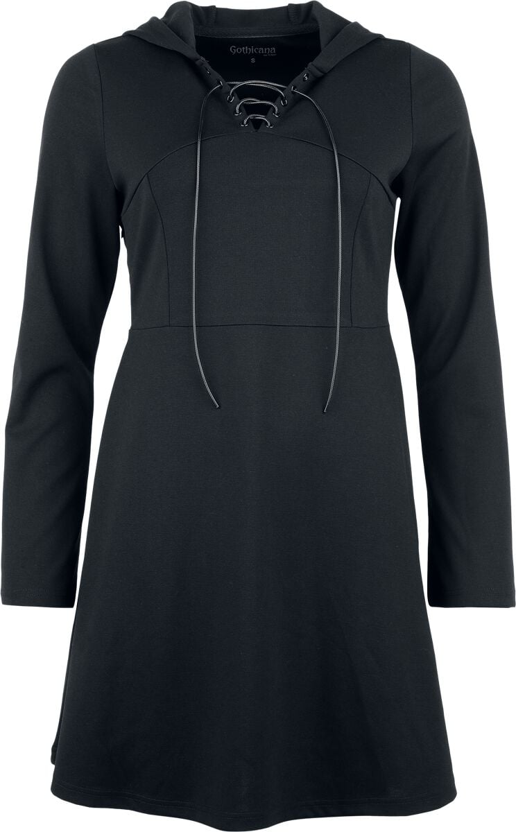 Gothicana by EMP Kurzes Kleid - The Witching Hour - S bis XXL - für Damen - Größe XXL - schwarz von Gothicana by EMP