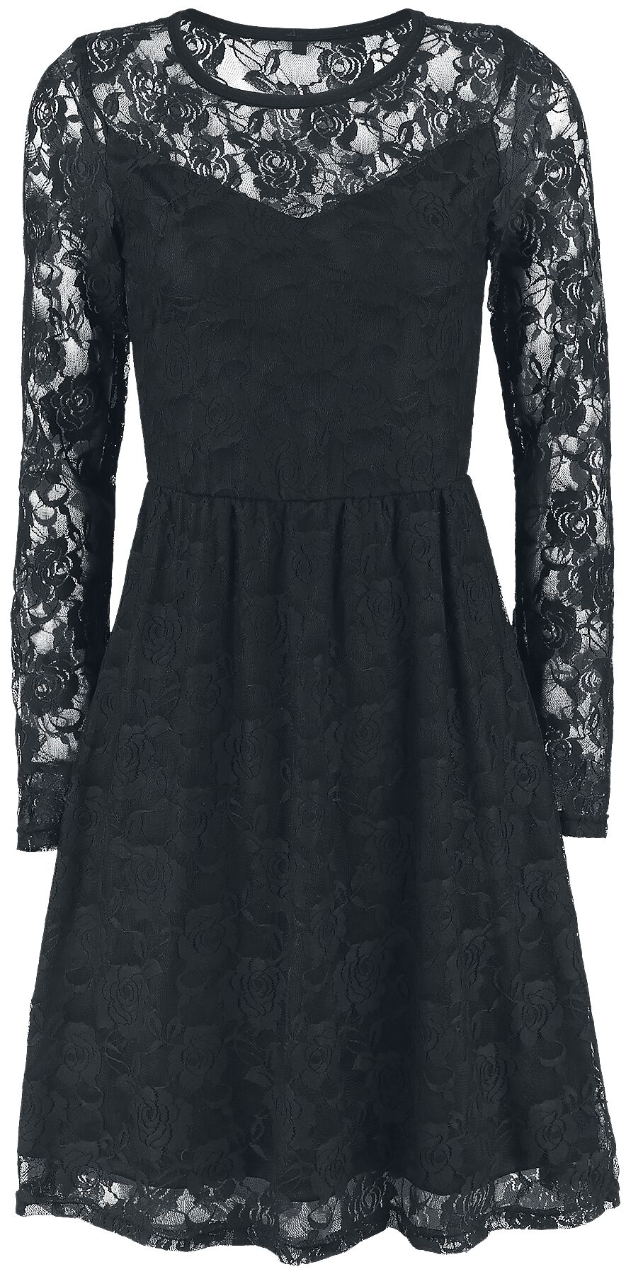 Gothicana by EMP Lace Dress Kurzes Kleid schwarz in XL von Gothicana by EMP