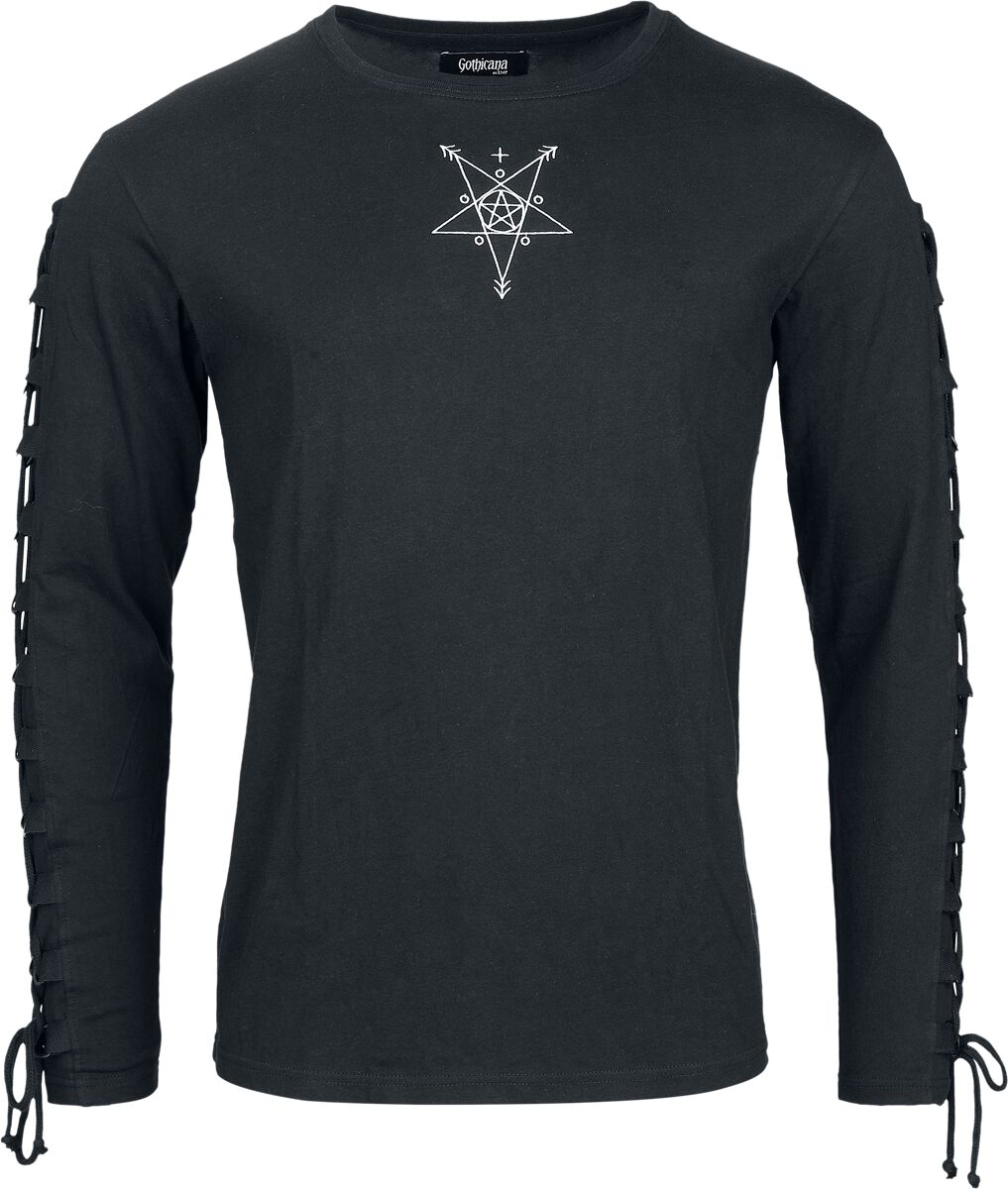 Gothicana by EMP Langarmshirt - Tempted by Alchemy - M bis XXL - für Männer - Größe XXL - schwarz Gothicana by EMP Langarmshirt - Tempted by Alchemy - M bis XXL - für Männer - Größe XXL - schwarz von Gothicana by EMP