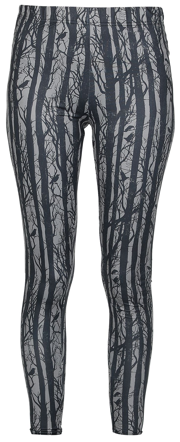Gothicana by EMP Leggings - Leggings With Alloverprint - S bis XXL - für Damen - Größe M - schwarz von Gothicana by EMP