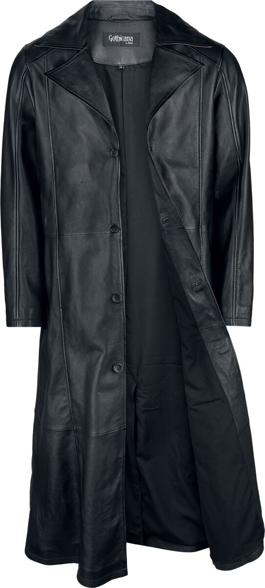 Gothicana by EMP Mantel - Cloaked in Darkness - S bis XL - für Männer - Größe L - schwarz von Gothicana by EMP