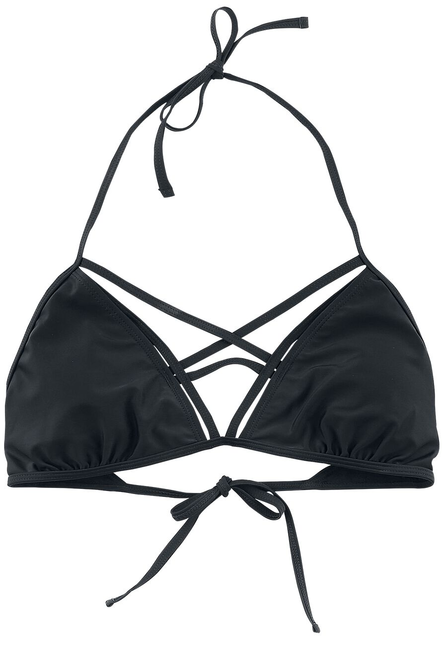 Gothicana by EMP Mix And Match Bikini-Oberteil schwarz in XL von Gothicana by EMP