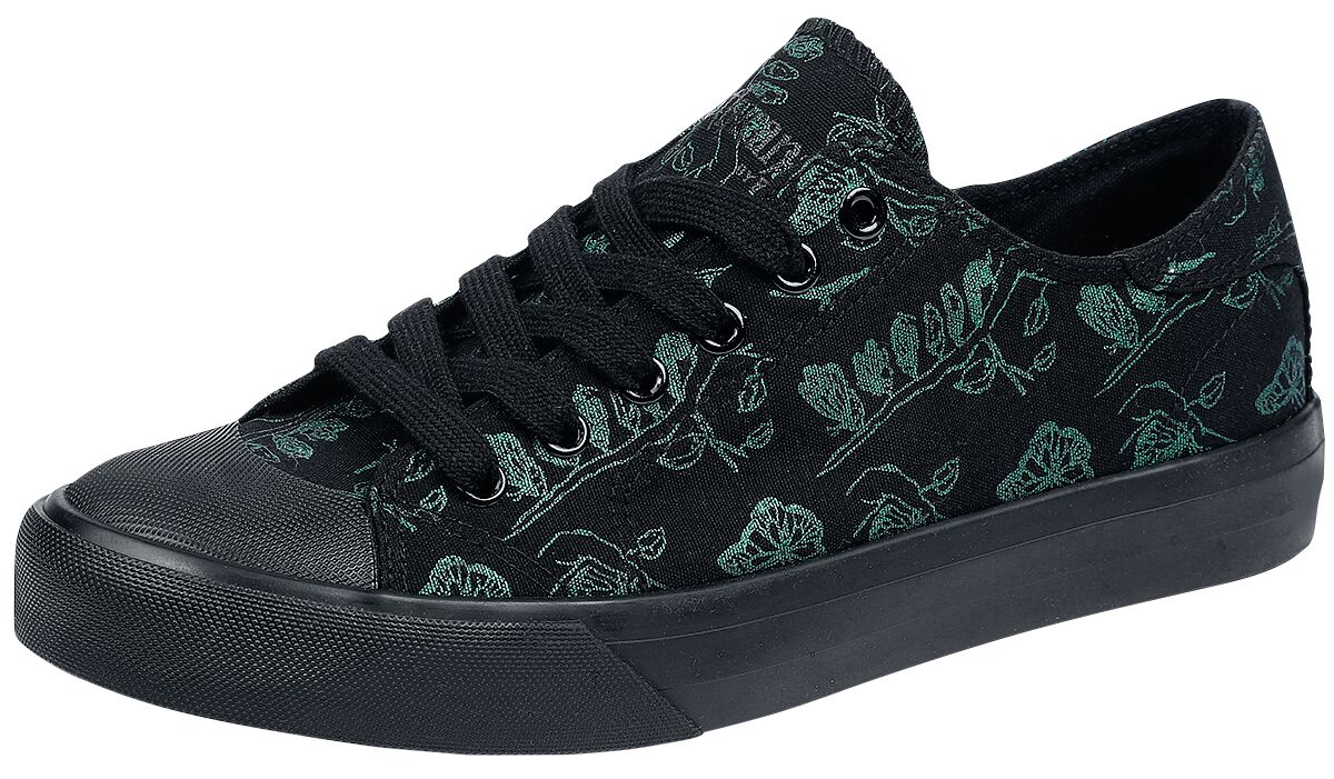 Gothicana by EMP Sneaker mit Butterfly Print Sneaker schwarz in EU40 von Gothicana by EMP