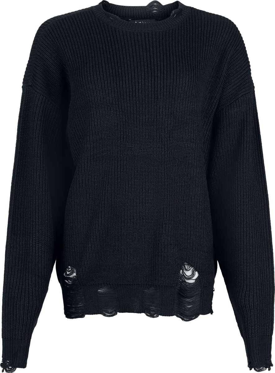 Gothicana by EMP Strickpullover - Floating in the Darkness - S bis XXL - für Damen - Größe M - schwarz von Gothicana by EMP