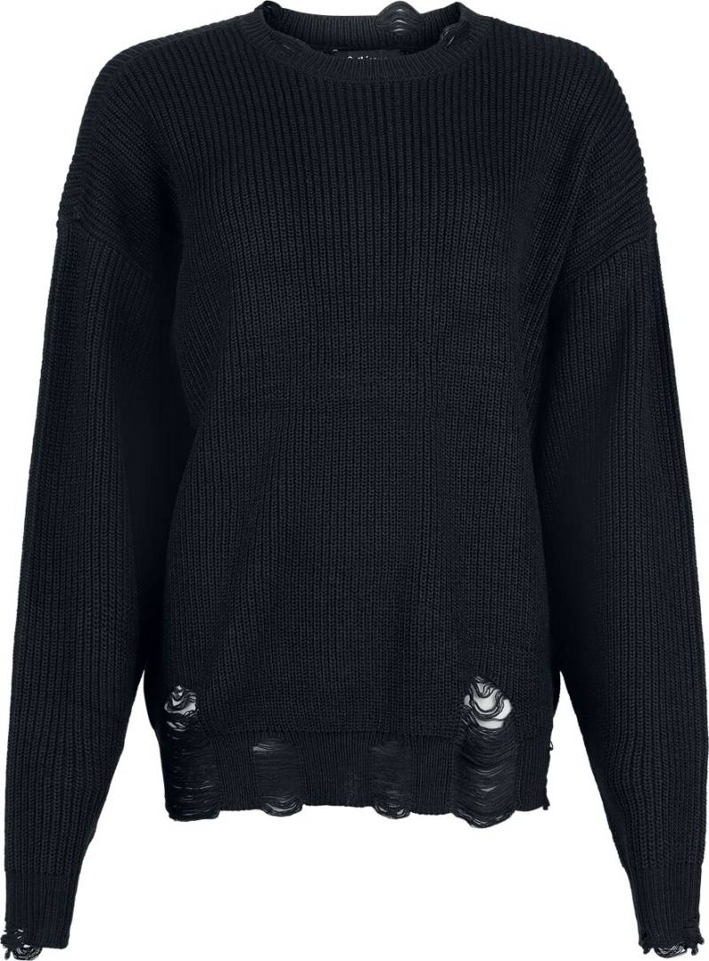 Gothicana by EMP Strickpullover - Floating in the Darkness - S bis XXL - für Damen - Größe S - schwarz Gothicana by EMP Strickpullover - Floating in the Darkness - S bis XXL - für Damen - Größe S - schwarz von Gothicana by EMP