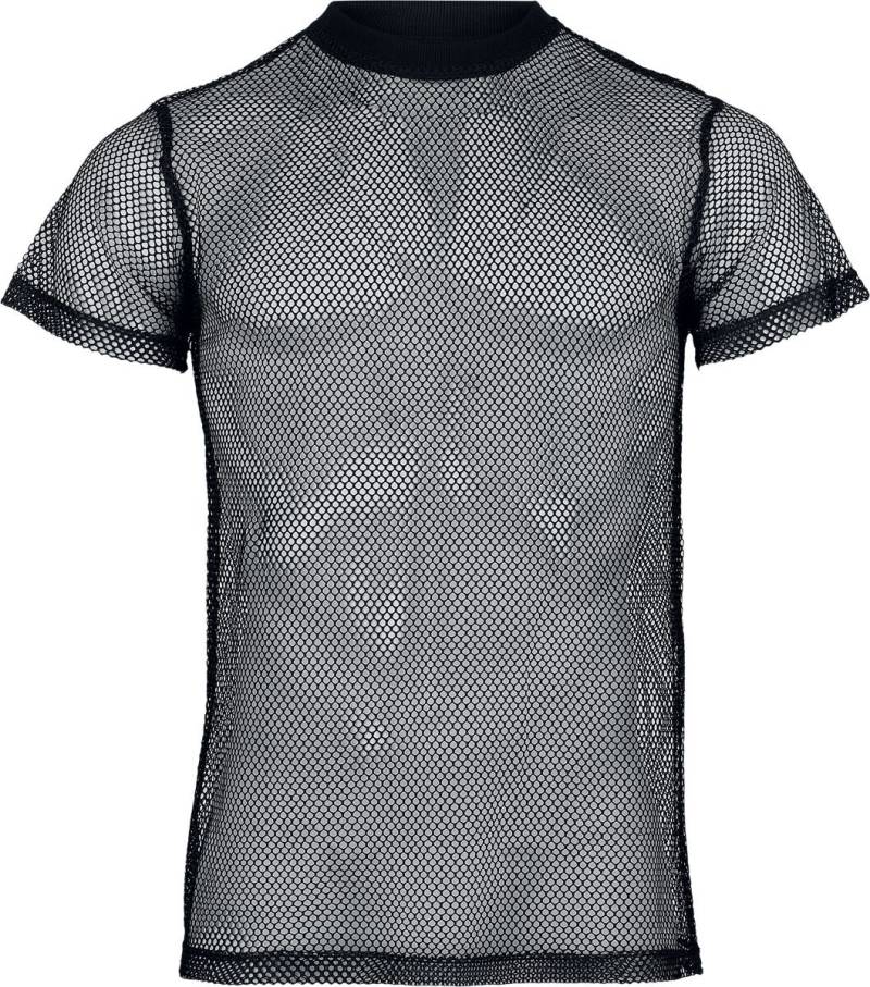 Gothicana by EMP T-Shirt - Fishnet Mesh T-Shirt - XL bis XXL - für Männer - Größe XXL - schwarz von Gothicana by EMP
