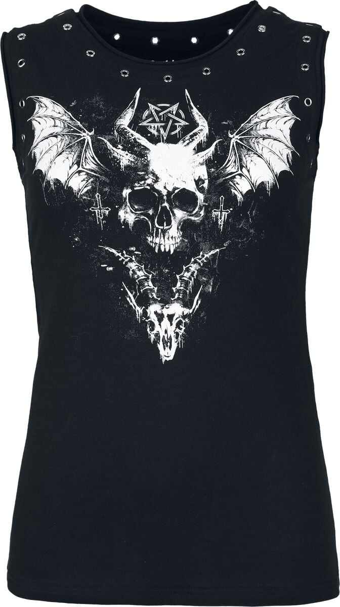 Gothicana by EMP  Top schwarz in L von Gothicana by EMP