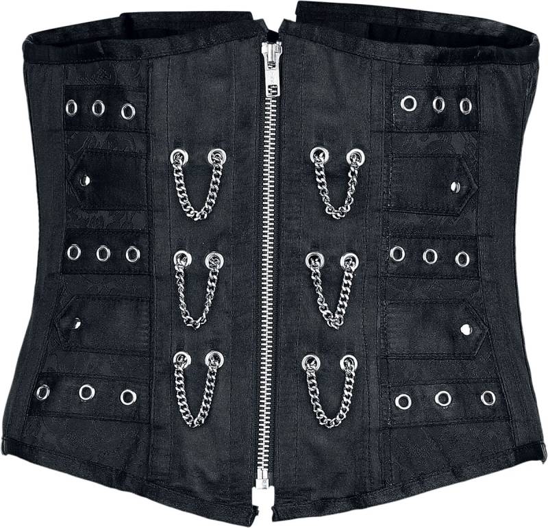 Gothicana by EMP  Unterbrustkorsage schwarz in XL von Gothicana by EMP