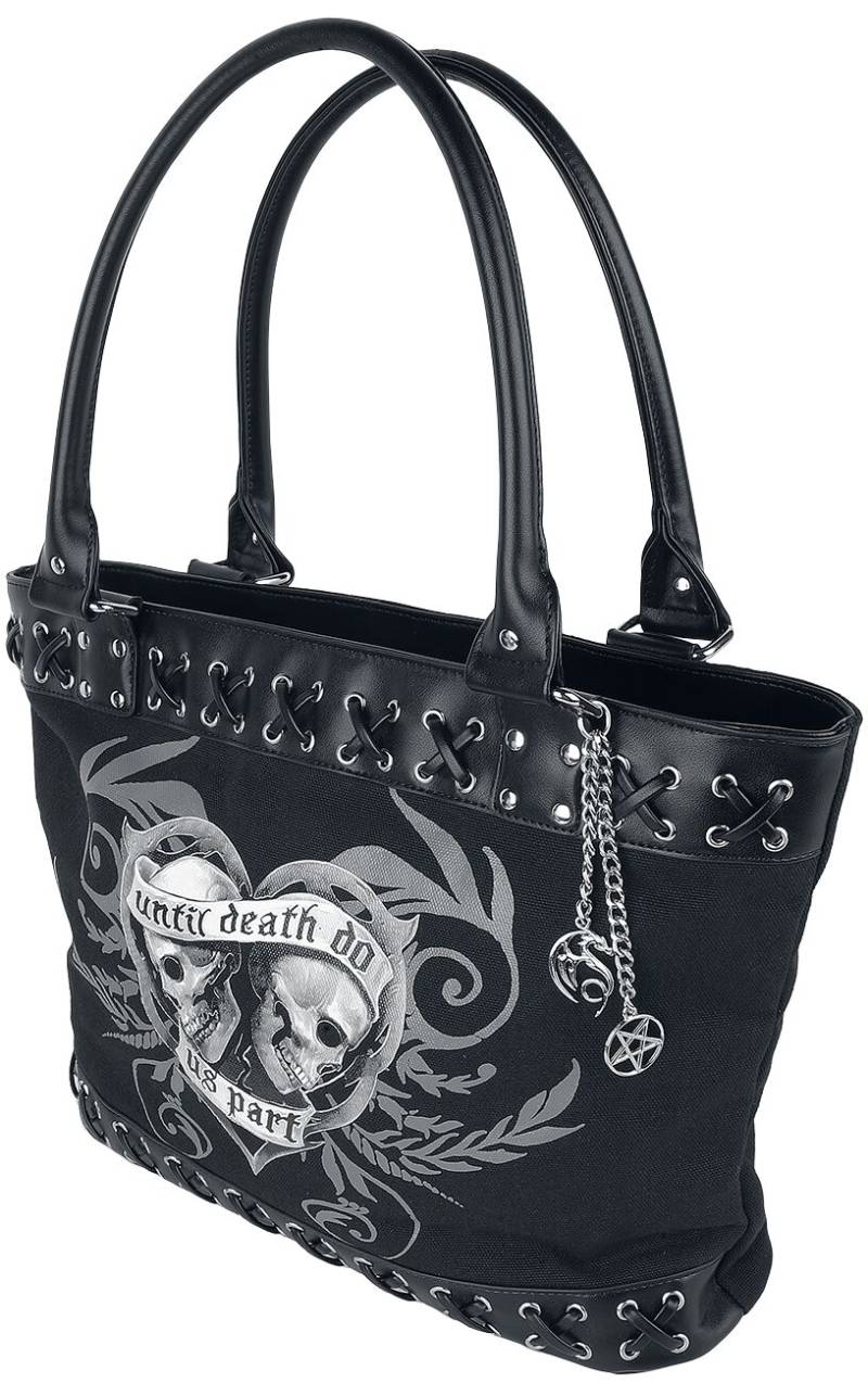 Gothicana by EMP Gothicana X Anne Stokes - Until Death Handtasche schwarz von Gothicana by EMP