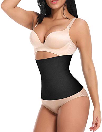 Gotoly Corset Damen Taille Trainer Cincher Korsett Tailenmieder Stark formend Bauchweg Shaping Unterbrust Korsett (Schwarz, M) von Gotoly