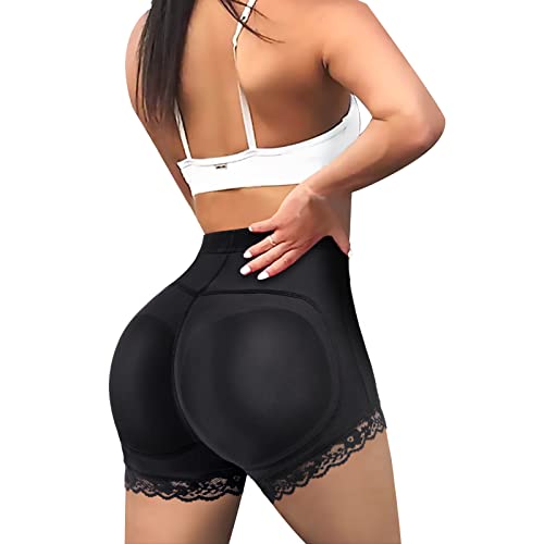 Gotoly Damen Butt Lifter Gepolsterter Unterhose Po Push Up Bauchweg Bauchkontrolle Höschen Hüft Enhancer Miederslips Unterwäsche (Schwarz, 3XL) von Gotoly