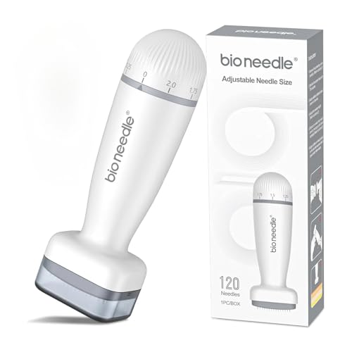 Derma Stempel einstellbar, Professional Microneedling Stift Derma Roller mit 120 echten Nadeln, Dermapen Microneedling Roller für Gesicht, Körper, Haar, Dermastamp 0.5 1.5 2 mm für Frauen Männer Derma Stempel einstellbar, Professional Microneedling Stift Derma Roller mit 120 echten Nadeln, Dermapen Microneedling Roller für Gesicht, Körper, Haar, Dermastamp 0.5 1.5 2 mm für Frauen Männer von Gotrays