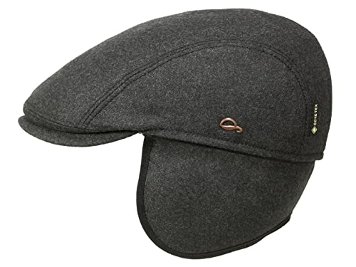 Göttmann Jackson Gore-Tex Flatcap Schiebermütze mit Ohrenklappen - anthrazit 57 von Gottmann