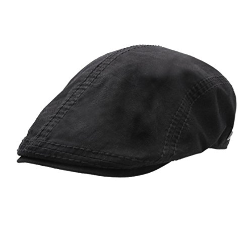 Gottmann - Flatcap, Schiebermütze, Newsboy Cap Herren Orlando - Size 62 cm - noir-19 von Gottmann