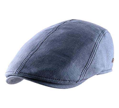 Gottmann - Flatcap, Schiebermütze, Newsboy Cap Jackson Leinen - Size L - bleu-50 von Gottmann