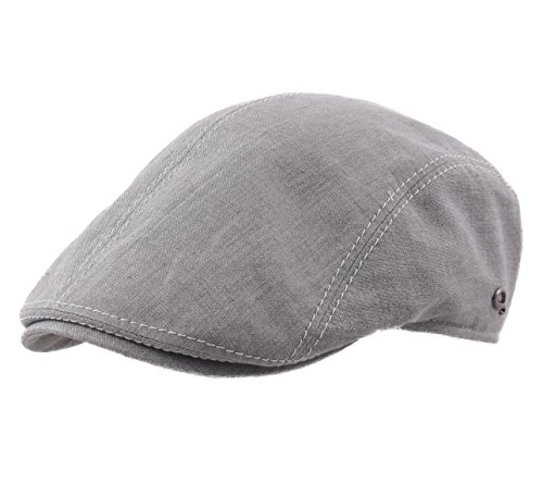 Gottmann - Flatcap, Schiebermütze, Newsboy Cap Jackson Leinen - Size XL - hellgrau-10 von Gottmann