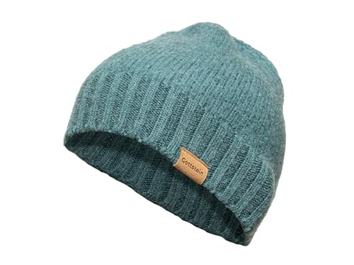 Gottstein Alpine Wool Cap Wollmütze aus 100% Schafwolle für Damen & Herren | Made in Tirol Bluegreenmele, M von Gottstein