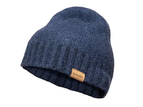 Gottstein Alpine Wool Cap Wollmütze aus 100% Schafwolle für Damen & Herren | Made in Tirol Ink Blue, M von Gottstein