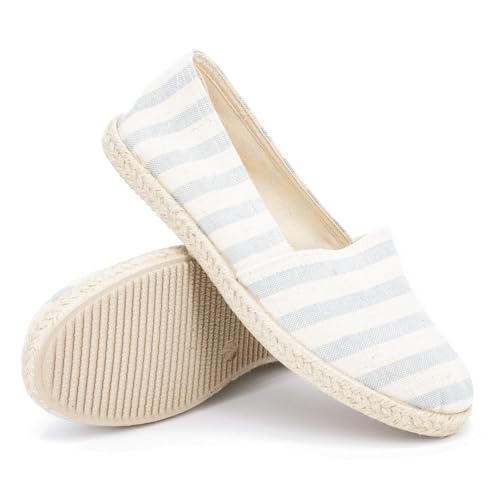 Gottstein Camping Duo Linen Espadrille aus GRS zertifizierten Leinen Atlantic, 41 von Gottstein