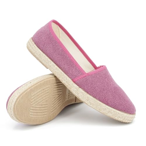 Gottstein Camping Linen Uni V für Damen | Espadrille aus nachhaltiger GRS zertifizierter Leinen Raspberry | 38 Gottstein Camping Linen Uni V für Damen | Espadrille aus nachhaltiger GRS zertifizierter Leinen Raspberry | 38 von Gottstein