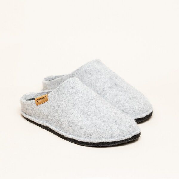 Gottstein Classic CO Pantoffel für Damen & Herren - Hausschuh aus 100% Schurwolle mit Komfort-Einlagesohle von Gottstein