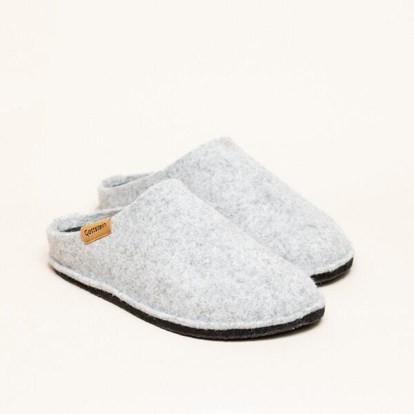 Gottstein Classic CO Pantoffel für Damen & Herren - Hausschuh aus 100% Schurwolle mit Komfort-Einlagesohle von Gottstein