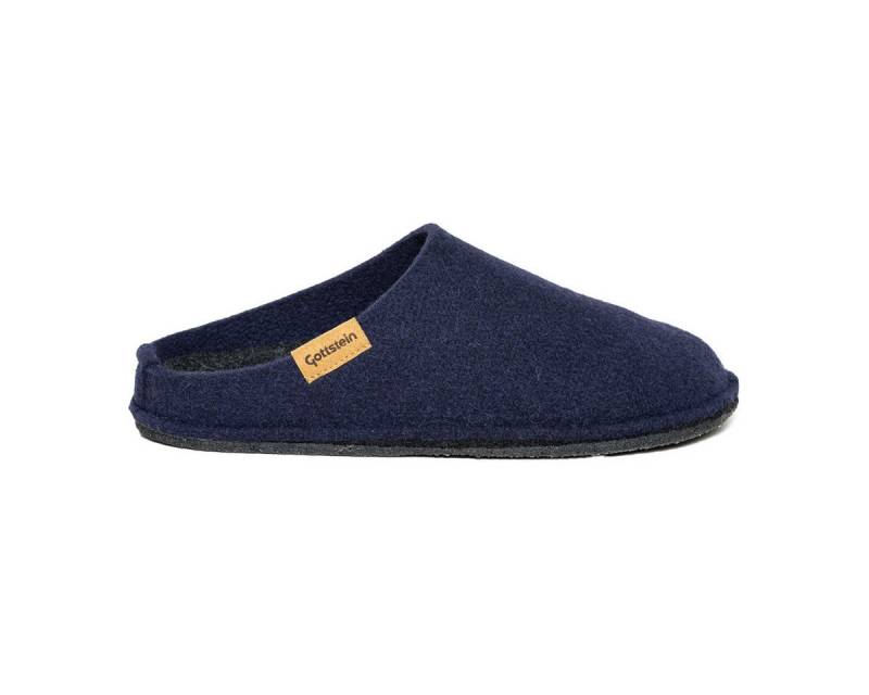 Gottstein Classic-Co Pantoffel (1-tlg) Pantoffeln - Nahtloser Wollfilz, Herausnehmbare Innensohle von Gottstein