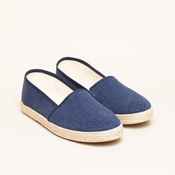 Gottstein Camping Linen-Espadrille aus GRS zertifizierten Leinen für Damen - Nachhaltiger Sommerschuh mit Gummisohle von Gottstein