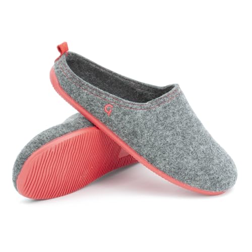 Gottstein Filzpantoffel Wool Slide-In Re-Anthrazit/Raspberry | 38 Gottstein Filzpantoffel Wool Slide-In Re-Anthrazit/Raspberry | 38 von Gottstein