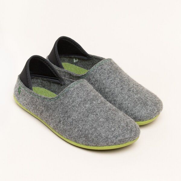 Gottstein Filzhausschuh Wool Slip-On aus 100% Schurwolle - für Damen & Herren - Rutschfeste Gummisohle von Gottstein
