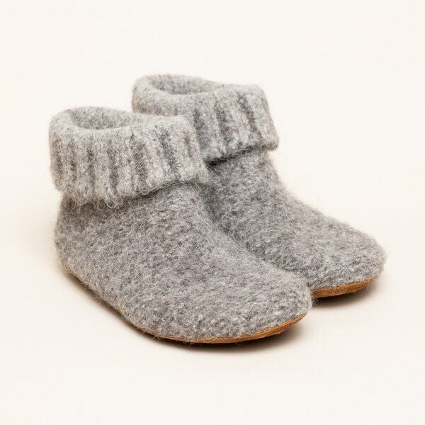 Gottstein Hüttenschuh Knit Boot aus 100% Alpaka-Wolle - Nachhaltige Hausschuhe handgemacht in Tirol von Gottstein