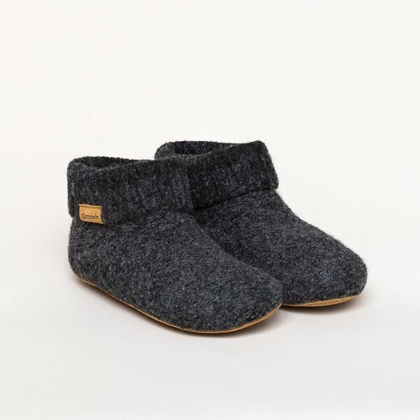 Gottstein Hüttenschuh Knit Boot aus 100% Schurwolle - Filz-Hausschuh made in Tirol von Gottstein