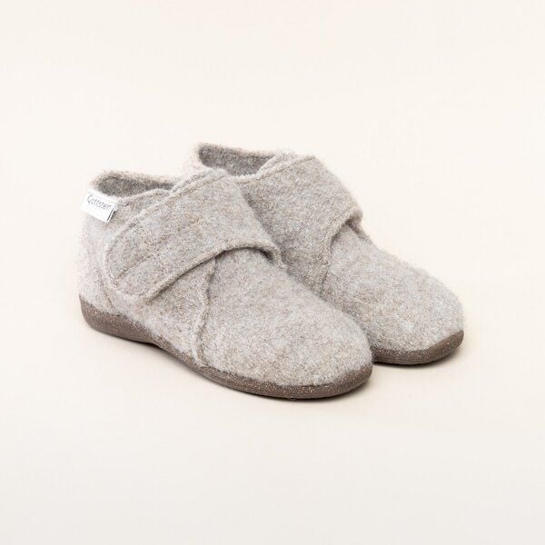 Gottstein Kinder-Hausschuh Alpine Racer RU für Jungen & Mädchen aus 100% Schurwolle von Gottstein