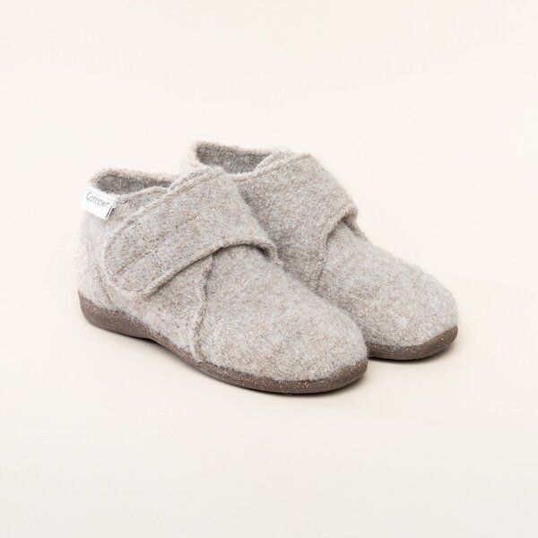 Gottstein Kinder-Hausschuh Alpine Racer RU für Jungen & Mädchen aus 100% Schurwolle von Gottstein