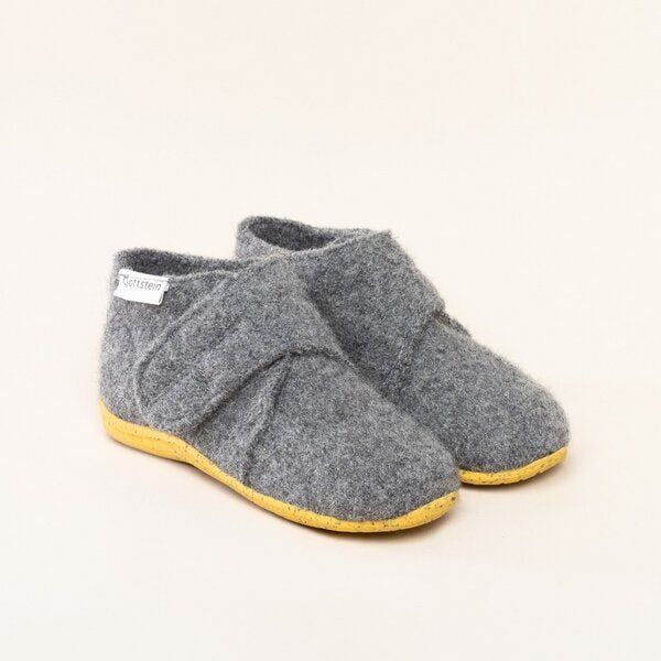 Gottstein Kinder-Hausschuh Alpine Racer RU für Jungen & Mädchen aus 100% Schurwolle von Gottstein