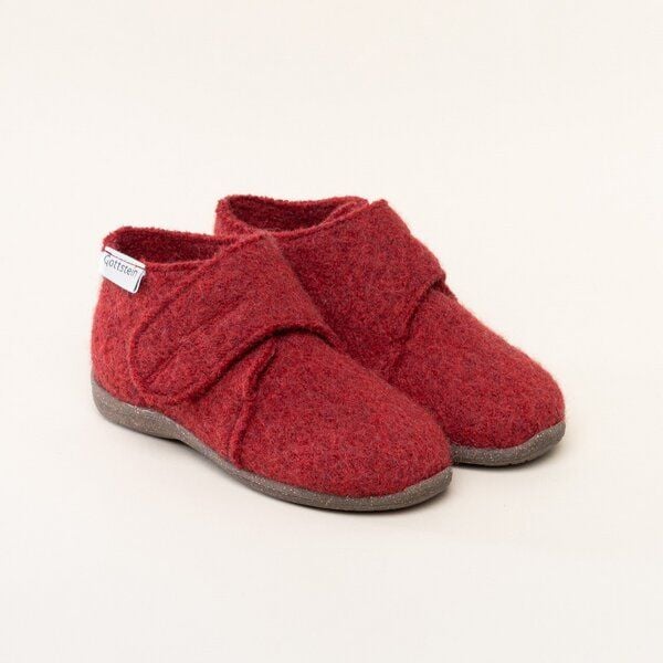 Gottstein Kinder-Hausschuh Alpine Racer RU für Jungen & Mädchen aus 100% Schurwolle von Gottstein