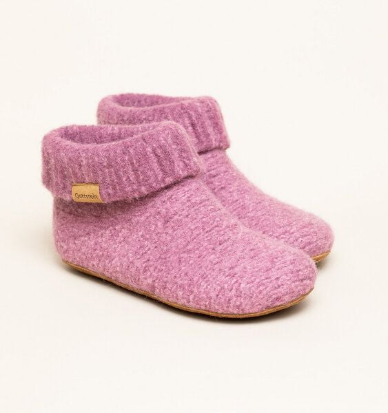 Gottstein Hüttenschuh Knit Boot aus 100% Schurwolle - Filz-Hausschuh made in Tirol von Gottstein