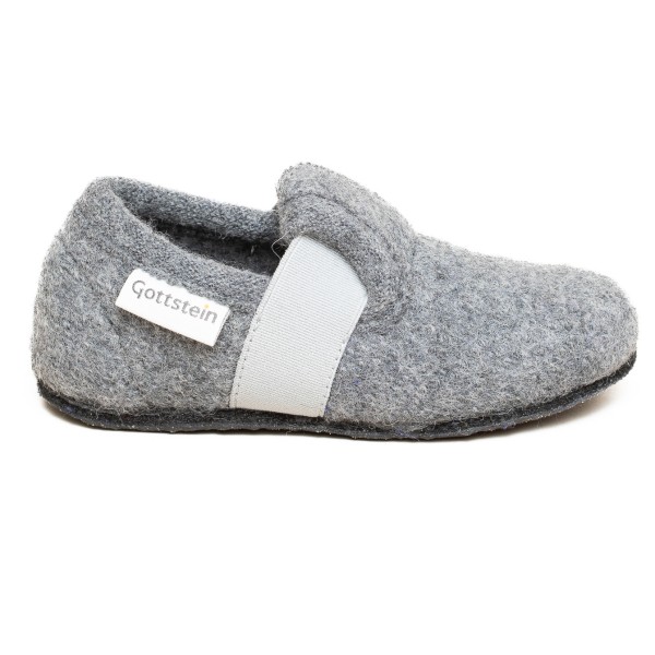 Gottstein - Kid's Alpine Runner - Hausschuhe Gr 34 grau von Gottstein