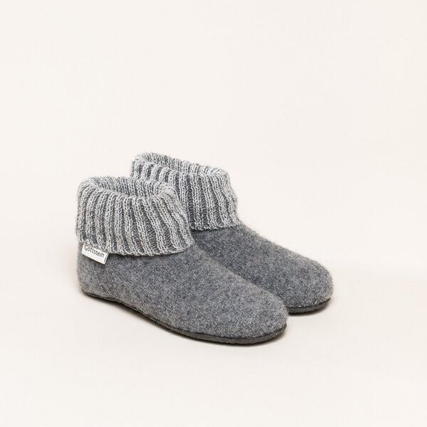 Gottstein Kinder-Hüttenschuh Alpine Boot FE - Kinderhausschuh für Mädchen & Jungen aus 100% Schurwolle von Gottstein