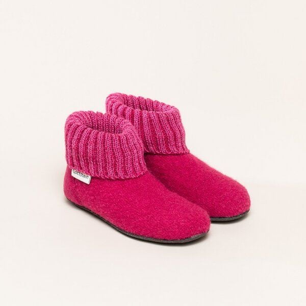 Gottstein Kinder-Hüttenschuh Alpine Boot FE - Kinderhausschuh für Mädchen & Jungen aus 100% Schurwolle von Gottstein
